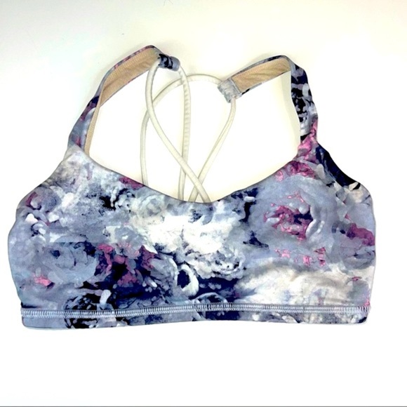 Lululemon Free To Be Bra Parallel Strap Moody Mirage Sz 4 - Picture 10 of 10